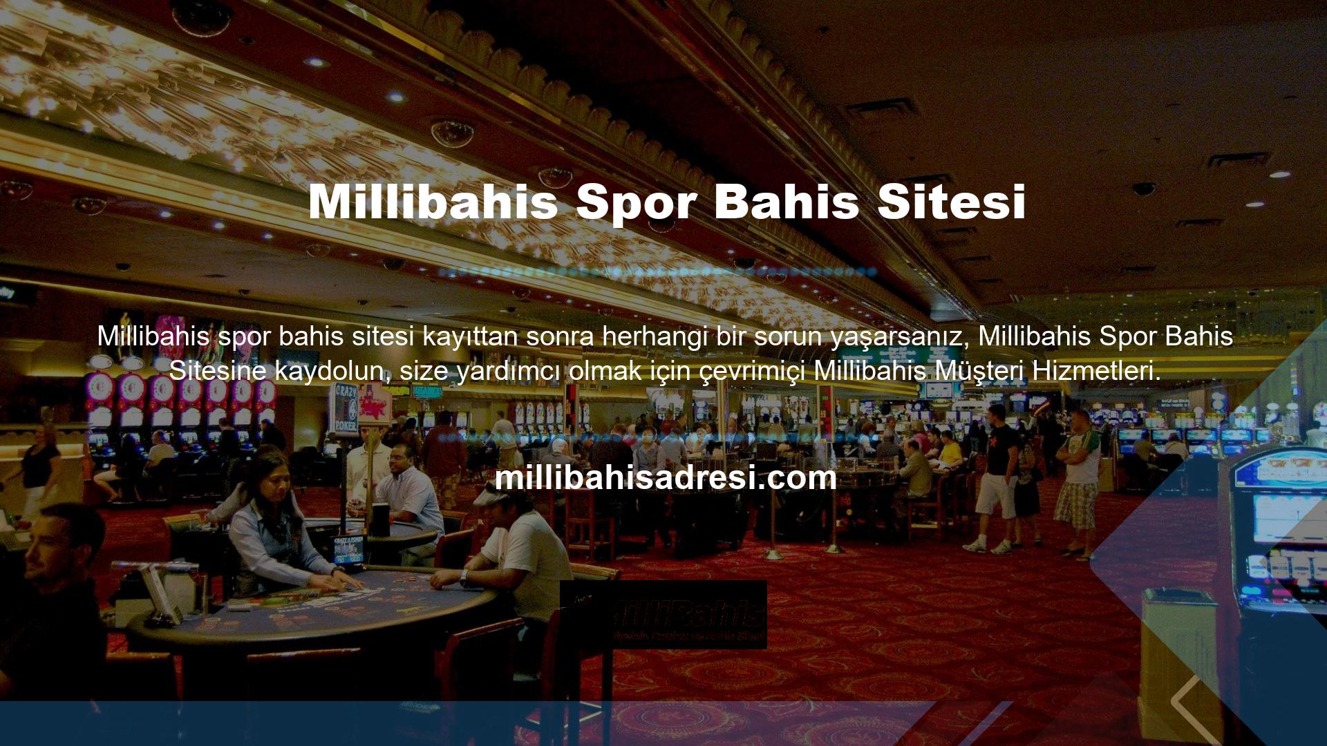 Millibahis Live Yardım seçeneği 7-24 konseptinde her türlü yardım sağlar